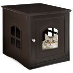 Decorative Cat House Side Table with Window - Sale , 49.95